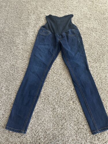 Jessica Simpson Maternity Skinny Jeans Size PS Cropped Stretch Belly Panel - $10.39