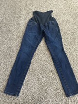 Jessica Simpson Maternity Skinny Jeans Size PS Cropped Stretch Belly Panel - £8.30 GBP