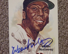 Willie Mc Covey Hof 1986 69 Nl Mvp 1959 Roy Auto Signed Perez Steele Card Psa/Dna - £79.92 GBP