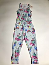 Justice sz 8 Rainbow unicorn romper pajamas One piece NWT - £28.23 GBP