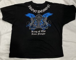 Iron Demon Clothing Company T-Shirt Men 2XL Skull Axe King of the Iron J... - £10.90 GBP