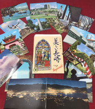 NOS VTG 1960&#39;s Views Of Nagasaki Japan 15 Postcard Post Card Set Uncirculated - £21.76 GBP