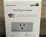 Leviton Decora Smart Wi-Fi Mini Plug-In Outlet DW15P Alexa Google Nest - $23.21