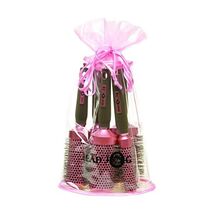 Head Jog Oval Bag Brush Set, Pink  - $113.00