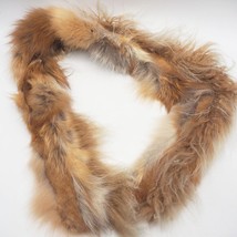 Vintage Natural Collar Genuine Fur Dimensions - $72.07