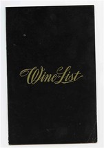 Sabre &amp; Saddle Wine List Albert Pick Motel  - £14.24 GBP