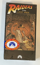 Indiana Jones Raiders of the Lost Ark 1989 VHS Factory Sealed Watermarks - £31.42 GBP