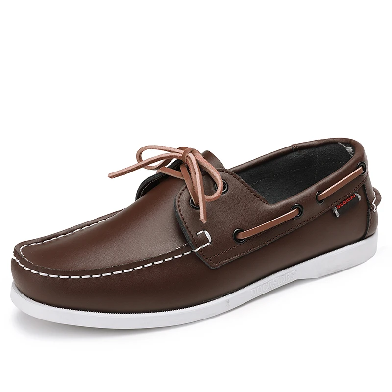 Summer Men&#39;s Luxury Brand Loafers Shoes Comfy High Quality Leather Drive Footwea - £54.78 GBP