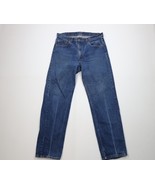 Vintage 80s Levis 505xx Mens 36x32 Distressed Regular Straight Leg Jeans... - $2,727.80 MXN