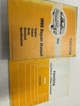 1988 Toyota Van Service Shop Workshop Repair Manual Set W EWD OEM - £115.72 GBP