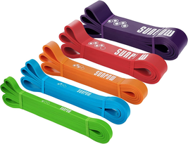 Pull up Assistance Bands - Set of 5 Resistance Heavy Duty Workout Exerci... - $52.37