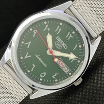 Vintage Refurbished Seiko 5 Automatic 6309A Japan Mens Arabic Watch a318810-6 - £29.89 GBP