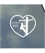  Wife with Heart Vinyl Sticker Decal Lineman Lineworker Powerline Techn - £13.02 GBP