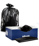 96 Gallon Garbage Can Liners Wheeled Trash Bags Lid Waste Container Bin ... - £35.29 GBP