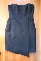 NEW! Susana Monaco Black Strapless Sexy Virgin Wool Cashmere Dress 6 $328 - £131.89 GBP