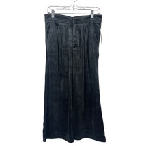 Juicy Couture Black Label Womens Velour Cropped Wide Leg Trouser  Size Medium - £14.23 GBP