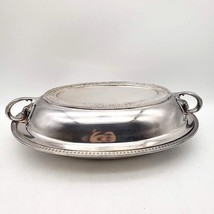 VTG Derby Supply WM Mounts Silver Plated Floral Detail Vegetable Dish 4433 - $19.75
