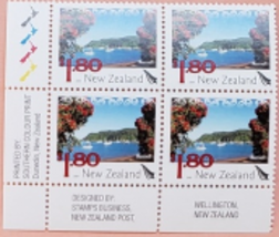 4 Russell, New Zealand stamps MNH - £2.37 GBP