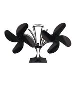 Dual Motors 8-Blade Stove Fan，Heat Powered Stove Top Fan for Heater/Wood... - $638.56 MXN
