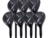 Mens Rife Golf RX7 Hybrid Irons Set #5-SW Regular Flex Graphite Right Ha... - $323.35