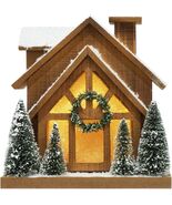 Christmas Decorations for Home Led Lighted Wooden Snow Winter Scene Chri... - $538.01 MXN