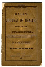 A Hall&#39;s Journal of Health December 1859 Product Advertising Articles - £21.87 GBP