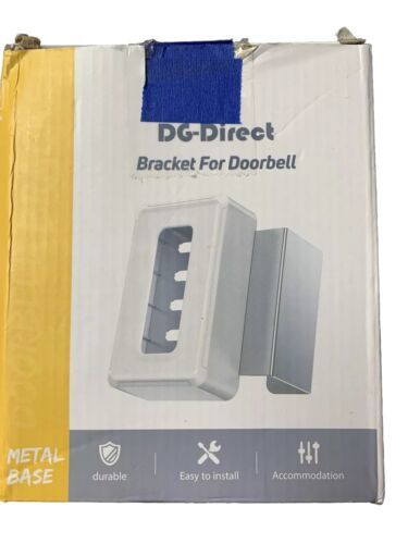 DG-Direct Anti Theft White Metal Mount Bracket for Video Doorbells - $8.79