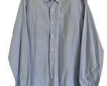 Frank &amp; Eileen Finbar Color Blue Button Down Medium Long Sleeve Dress Shirt - £28.32 GBP