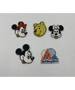 Lot of 5 Vintage Walt Disney Magnets Mickey, Minnie, Pooh - $9.22