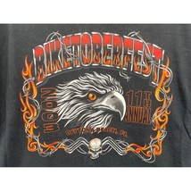 Biketoberfest T Shirt Daytona Beach FL 2003 Bald Eagle Flames Size XL - $25.12