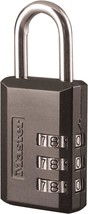 Master Lock Black Combination Padlock, Indoor Gym Locker Lock with Custo... - $17.58
