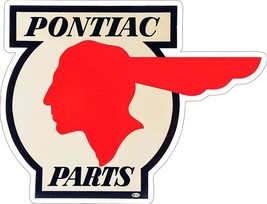 Pontiac Parts Laser Cut Advertising Metal Sign - $59.35