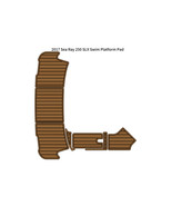 2017 Sea Ray 250 SLX Swim Platform Pad Boat EVA Foam Faux Teak Deck Floo... - $679.52 CAD
