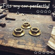 3 Pack Spindle Blade Nut Fits MTD Cub Cadet RZT Mowers 50-54&quot; Flanged Zi... - $315.55 MXN