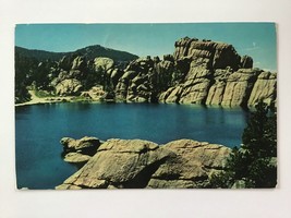  vintage POSTCARD w/writing posted No Stamp ✍️ SYLVAN LAKE South Dakota USA - £1.95 GBP