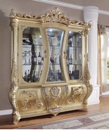 Cabriole Curio, Gold Finish - $112,893.72 MXN