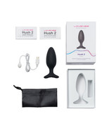 Lovense Hush 2 Bluetooth Remote-Controlled Vibrating Butt Plug M 1.75 in. - £96.11 GBP