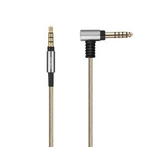 4.4mm to 3.5mm Balanced Silver Plated audio Cable From SLEEVE to TIP Uni... - $25.73