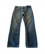 Levi&#39;s 514 Jeans Men&#39;s 36x30 Blue Denim Cotton Outdoor Travel Pockets Me... - $33.85 CAD