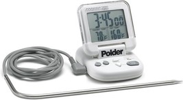 Polder 362-90 Digital in-Oven Thermometer/Timer - White - $17.54