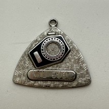 1950&#39;s Radio Call Sign Number KTL 9081 Silver Charm - $15.95