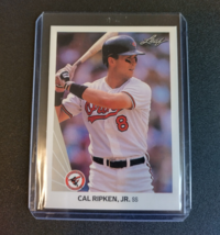1990 Leaf Series 1 Set Cal Ripken Jr. Card #197 Baltimore Orioles NM + Baseball - £2.63 GBP