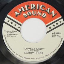 Larry Higgs 7&quot; 45 rpm Lovely Lady + Rocky Top 1982 American Sound Country - $330.69 MXN