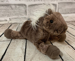 Animal Alley small brown horse pony beanbag plush stuffed vintage Toys R... - $9.89