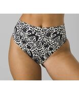 prAna Aurelia Size Small (S) High Soft Wide Waist Swim Bikini Bottom Flo... - $39.59