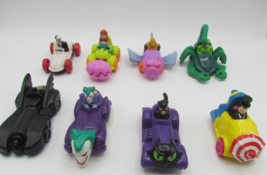 Lot of 8 McDonald&#39;s DC Comics Marvel Toy Lot Happy Meal Vintage Vehicles... - $417.34 MXN
