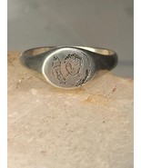 Statue of Liberty ring size 7 face torch band sterling silver girls women - €134,17 EUR