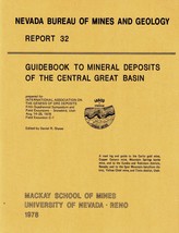 Guidebook to Mineral Deposits of the Central Great Basin by Daniel R. Shawe - £17.43 GBP