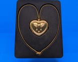 Undertale Limited Edition Heart Shaped 14K Gold Musical Locket Necklace ... - £113.39 GBP
