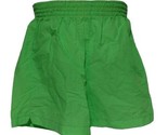 Vintage 90s Pacific Connection Athletic Jogger Shorts Neon Green Beach S... - $10.50